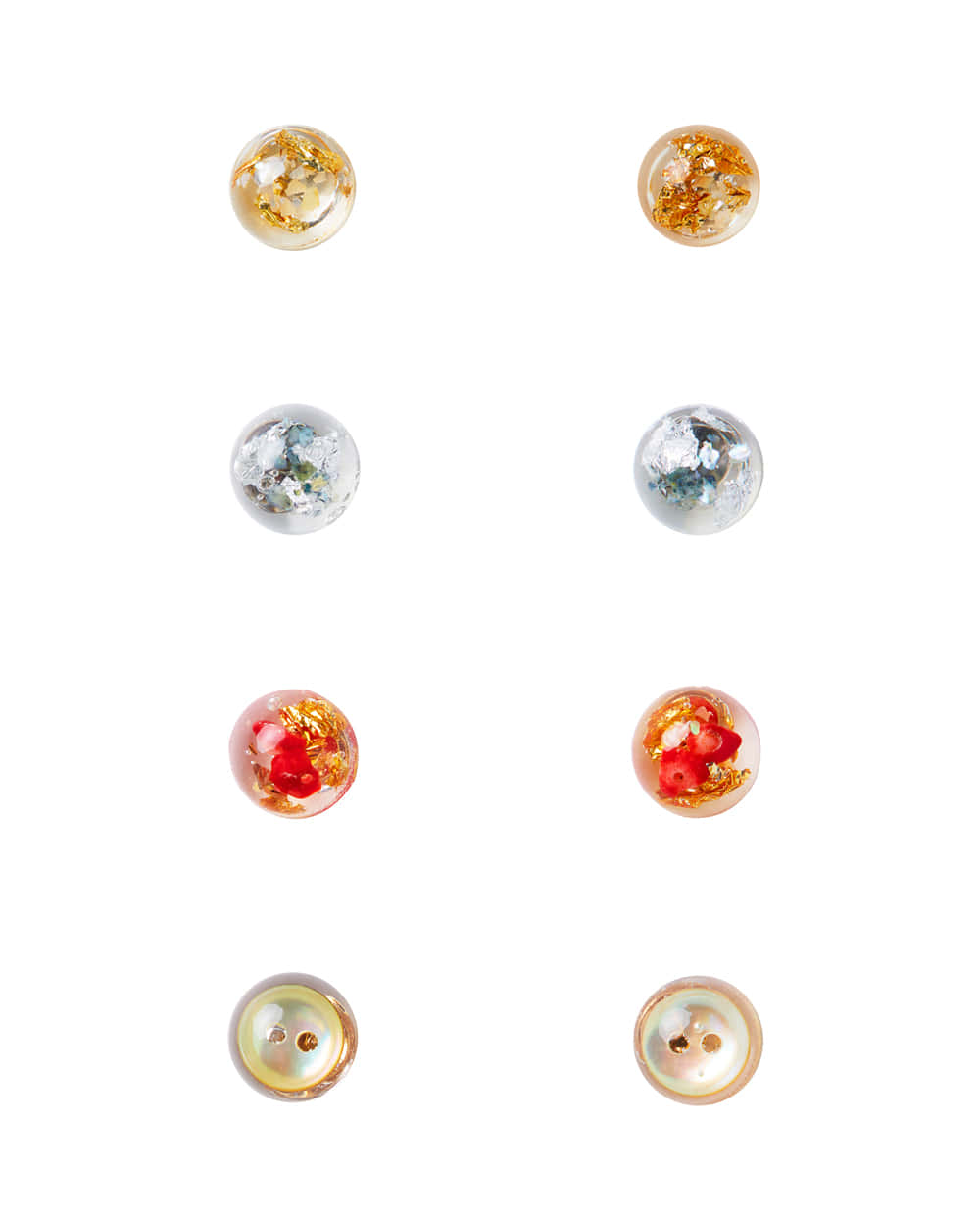 Mini ball earring (4color)