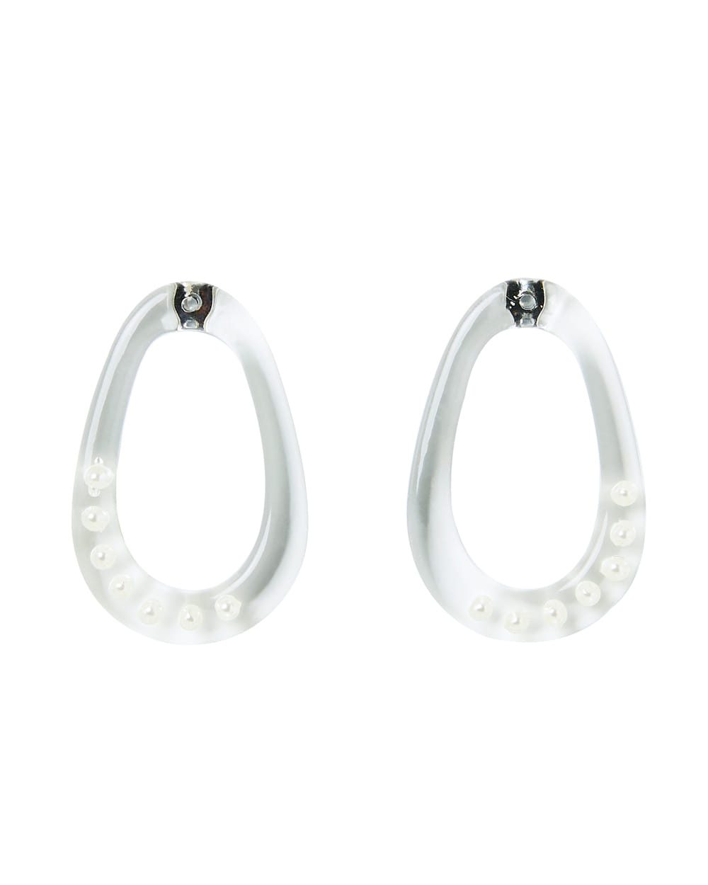 Pearl-Circle earring