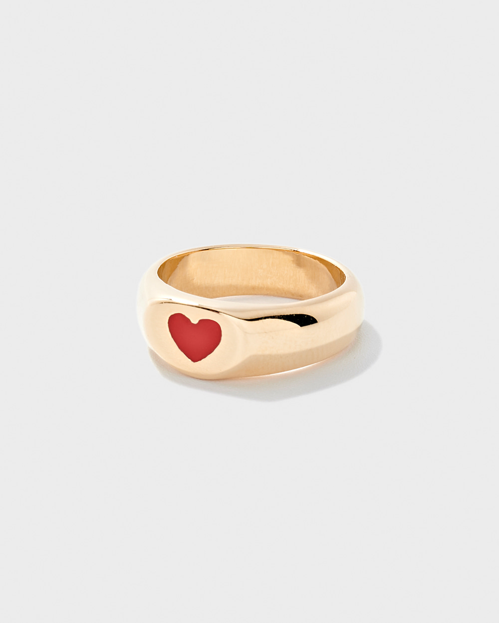 Heart ring (red)
