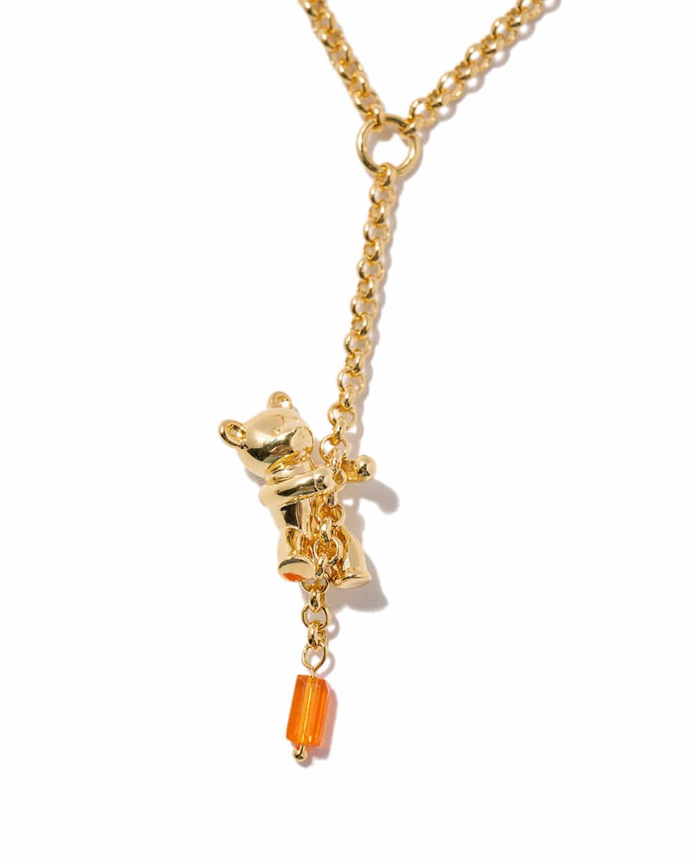 Bear lift Necklace (Gold)